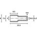 HellermannTyton OP4827 PE NA 2000 Capuchon de protection Diamètre de serrage (max.) 7.5 mm Polyéthylène Transparent 1 pièce(s)