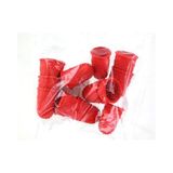 WONDAY Zak met 12 vingers, rubber, egels, nr. 0, diameter 15 mm, rood