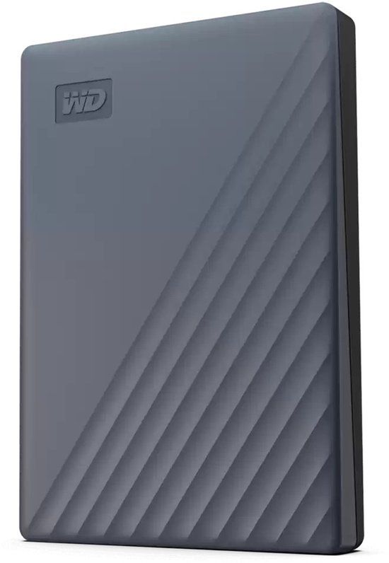 WD My Passport 2TB USB-C Portable Hard Drive - Grey