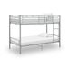 VidaXL Stapelbed Metaal Grijs 90x200 cm