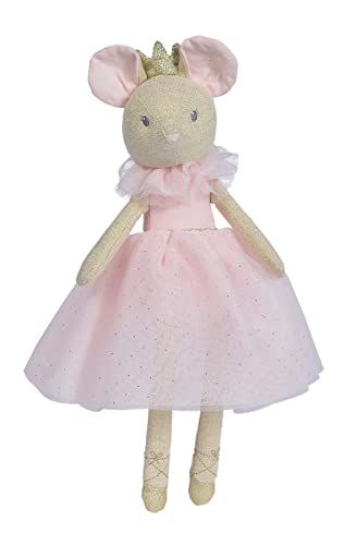 Nicotoy Ballerina Roze Jurk Konijn - 33 cm - Babygeschenk - Vanaf 0 Maanden