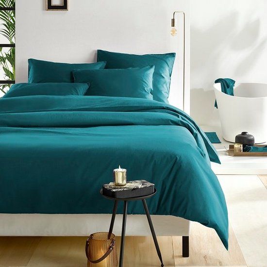 De Witte Lietaer Olivia Dekbedovertrek - 260x240 cm - Groen