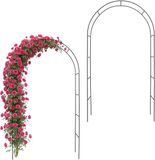Merkloos rozenbogen - zwart - 140x240x38 cm - 2 stuks