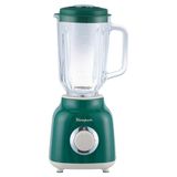 Kooper Elektrische mixer groen en ivoor, glazen schaal 1,5 l, messen van roestvrij staal, 2 snelheden 500 W