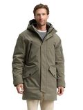 TOM TAILOR Heren 1046991 Parka, Smokey Olive Green, 3XL