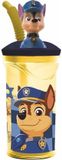 Stor Drinkbeker met rietje kind - The Paw Patrol Boy Rescue Pups - 360ml