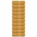 vidaXL Washandjes FROGN 10 stuks 30x30 cm 360 g/m² Goud