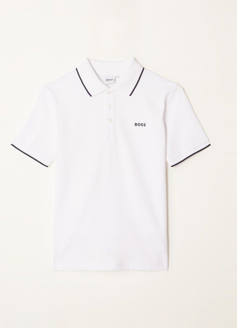 HUGO BOSS Polo van piqué katoen met logo