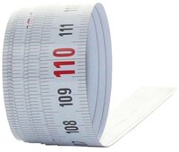 BMI Meetband - Zelfklevend - 5m - Wit