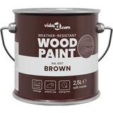 Peinture Bois Brun 2,5 L Impression Murale