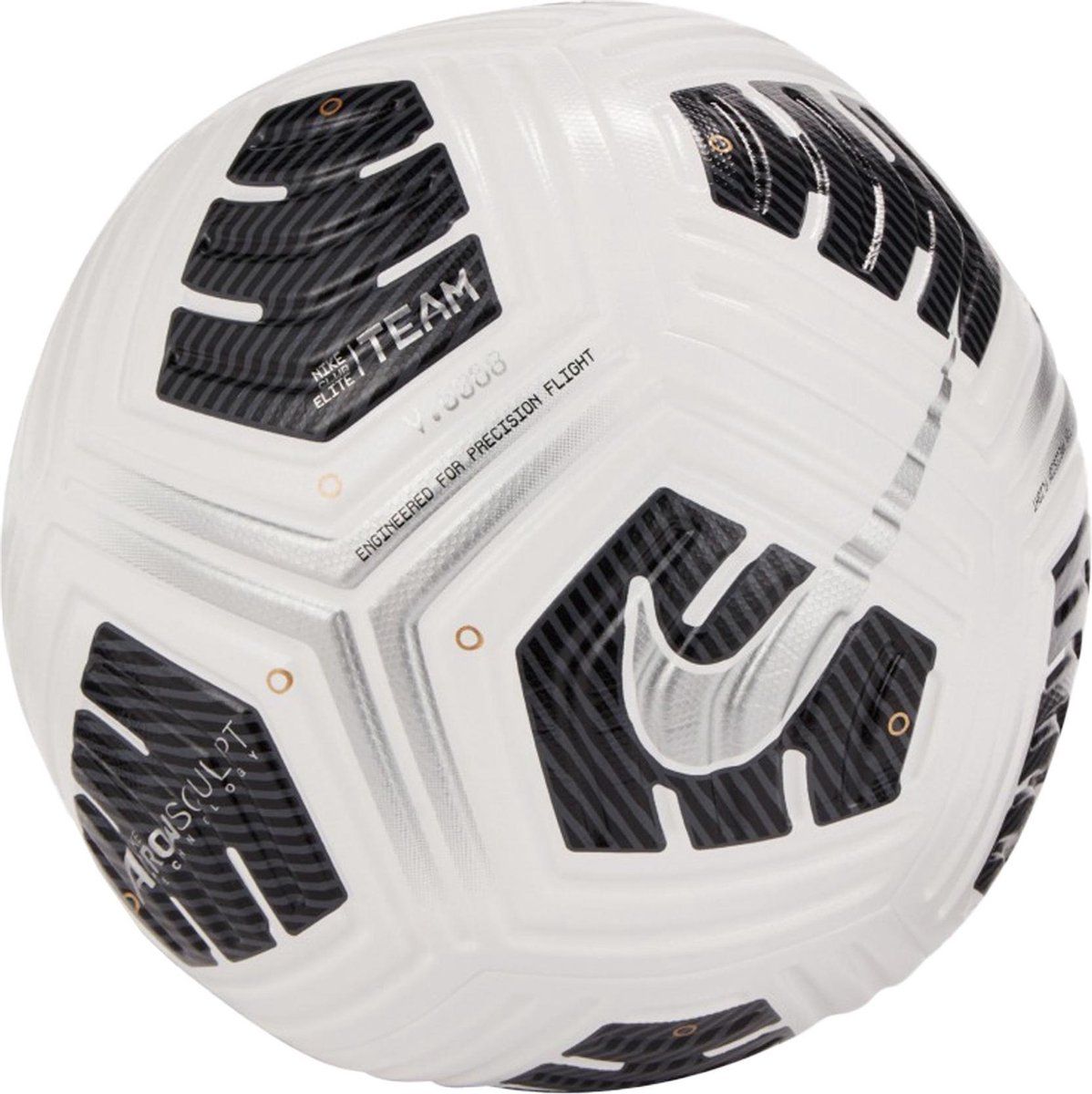 Nike Voetbal - Wit/Zwart/Zilver - Kinderen en Volwassenen - 2021