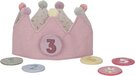 Little Dutch Verjaardagskroon van stof met cijfers - Roze