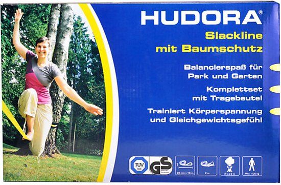 HUDORA Slackline - Jaune