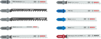 Bosch Accessoires Set de 10 lames de scie sauteuse Multi Material Allrounde - 2607012073