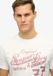 Superdry - Leather & Boot Co Script T-shirt - Heren - T-shirts - XL - Wit