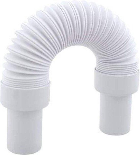 McAlpine Flexibele Afvoerbuis - 40mm - 0.9m - RVS - Wit - 1 Jaar Garantie