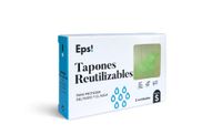 DEITERS - Eps! Water-oordopjes, herbruikbaar, oordopjes om mee te zwemmen, voor zeewater, ruisonderdrukking, maat S, 2 stuks