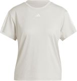 adidas T-shirt Femme Aeroready Train Essentials 3-Stripes Tee Beige - Taille S