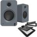 Kanto Audio Kanto REN Powered Speakers with S6 Tilted Stands Matte Grey