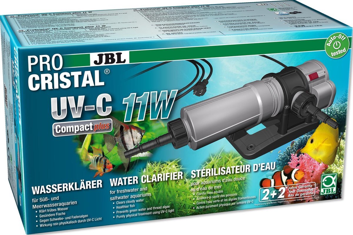 JBL Dier JBL ProCristal Compact Plus UV-C 11W grijs