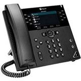 HP Poly VVX 450 - VoIP-telefoon - 3-weg geschikt voor oproepen - SRTP, SIP, SDP - 12 lijnen - zwart