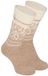 Apollo Chaussettes d'intérieur/chaussons en laine Nordic - enfants - beige - taille 35-38
