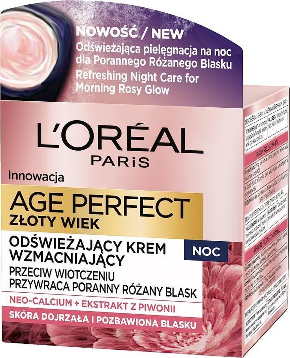 L'Oréal L'Oreal - Age Perfect Neo-Calcium Cream Rich Strengthening Cream For Night 50Ml