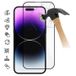 iPhone 16 Plus Verre trempé intégral - Bord noir