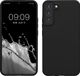 kwmobile telefoonhoesje geschikt voor Samsung Galaxy S22 Plus - Hoesje met siliconen coating - Smartphone case in mat zwart