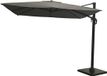 Nesling Coolfit Plus 300x300cm Zweefparasol Antraciet HDPE Vierkant