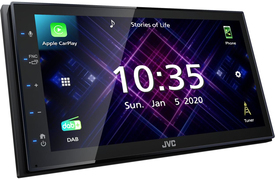 JVC KW-M565DBT 2DIN, Mechless, Multimedia systeem met DAB+ radio ontvanger.