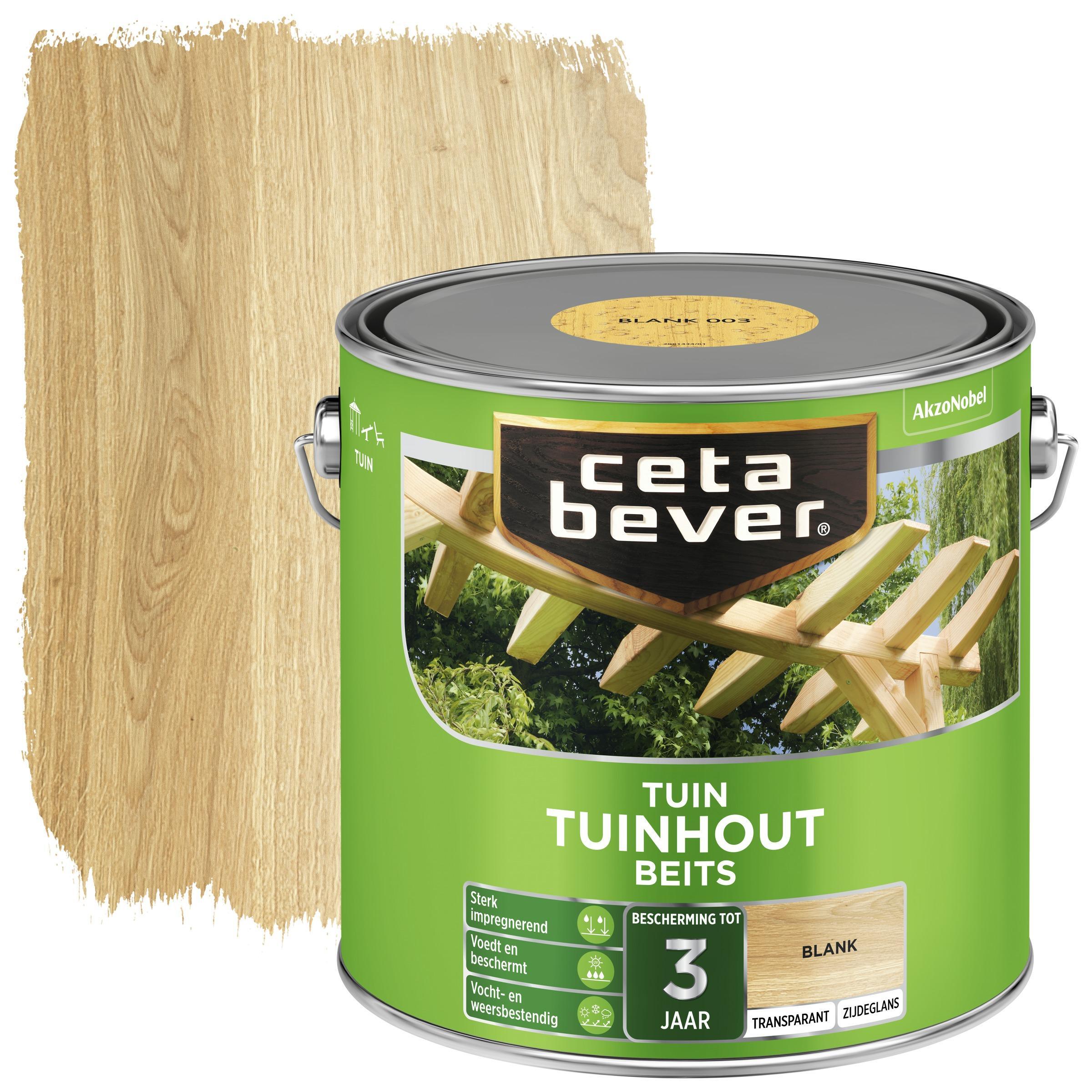 Cetabever tuinhout beits transparant blank 2 5 liter