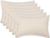 vidaXL - Kussensloop - 6 stuks - Crèmekleurig - 50 x 75 cm - Katoensatijn