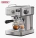 StarTech Espressomachine - Semi-automatisch, 20 bar - Roestvrijstalen behuizing - Instelbare temperatuur - 58 mm filterhouder - Geschikt voor 5-10 kopjes - EU-stekker