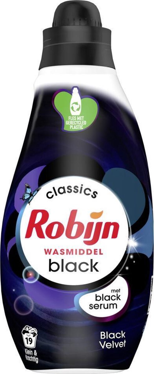 Robijn Klein & Krachtig Wasmiddel Black Velvet 665 ml