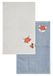 Sterntaler 7162533 serviette de bain Blanc, Bleu Coton 2 pièce(s)
