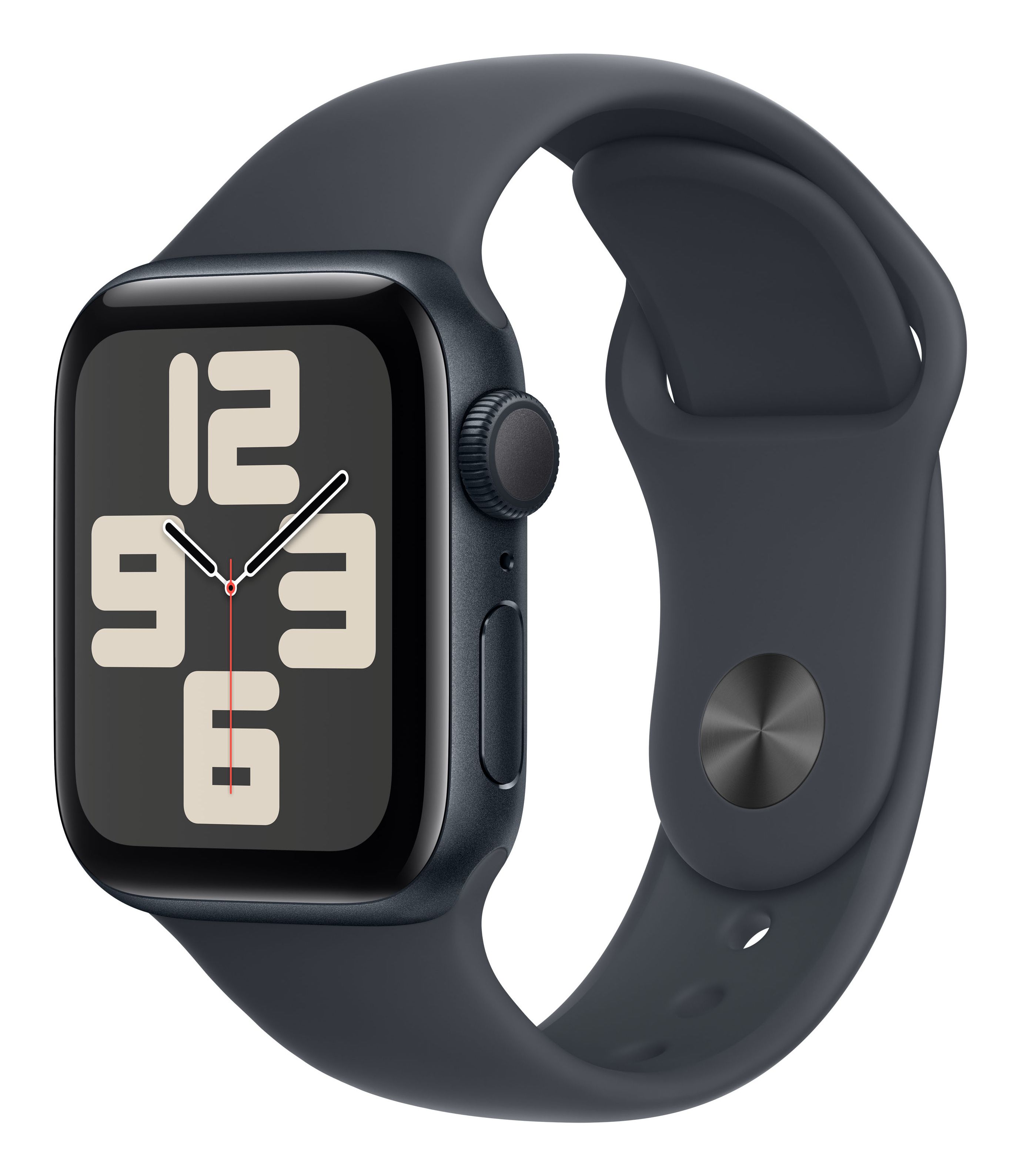 Apple Watch SE 2024 40mm Midnight Aluminium Case with Midnight Sport Band - M/L