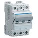 Hager M-serie, automatisch, magnetisch, M, gebogen, C, 6 Ka, 3 polen, 3 A