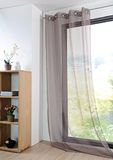Lovely Casa Monna Voile 140 x 280 cm polyester taupe