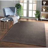 Marlon moderne zachte woonkamer tapijt laagpolig (10 mm) bruin 80x150 cm