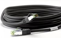 Merkloos LogiLink CAT8.1 S/FTP PIMF LSZH 10M Zwart Netwerkkabel