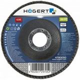 Högert Disque à lamelles pour meuleuse d'angle, D 125 mm, grain G36