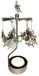 Rotary Candle Holder Spinning Kandelaar Metalen Kleine Gift (Vogel)