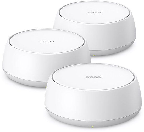 TP-Link Deco BE3600 Dual-band WiFi 7 Mesh Systeem (3 stuks) - Wit