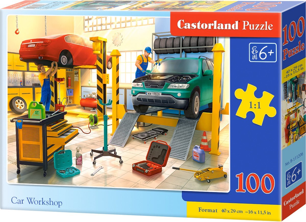 Castorland Car Workshop - 100pcs