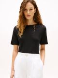 Tommy Hilfiger T-shirt manches courtes Coton XS Noir