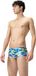 Speedo Slip de bain 14cm Allover Digi Bleu/Vert