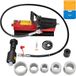 VEVOR Hydraulische Uitlaatpijpexpander Maat 1-5/8" Tot 4-1/4", 10t Pedaalpomp Inbegrepen met 4 Matrijzen, 2 Opbergkoffers voor Koperen Aluminium Pijpen In Autoreparatie