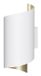 Osram SMART+ Matter Wall Twist LED Wandlamp Wit 230x127mm, 12W, 900lm, TW 3000-6500K, WiFi, Alexa, Aluminium