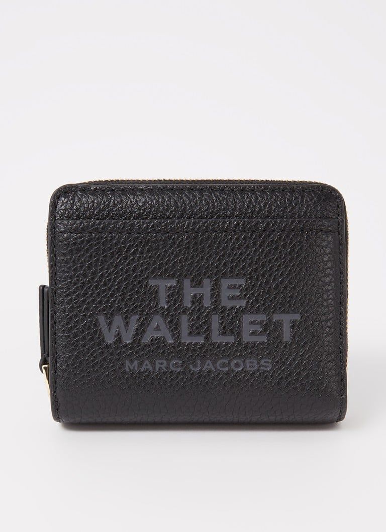 Marc Jacobs The Mini Compact leren portemonnee met logo